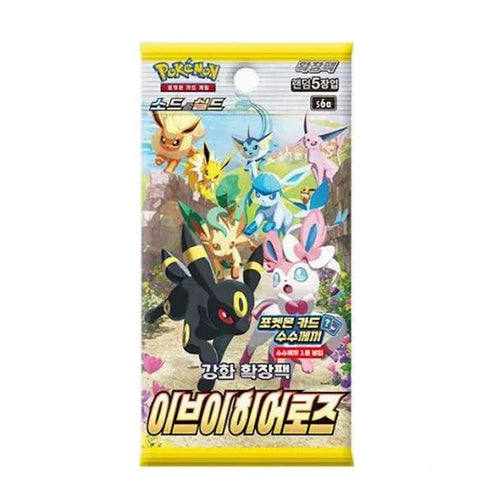 Pokemon Evee Heroes Booster Pack Korean